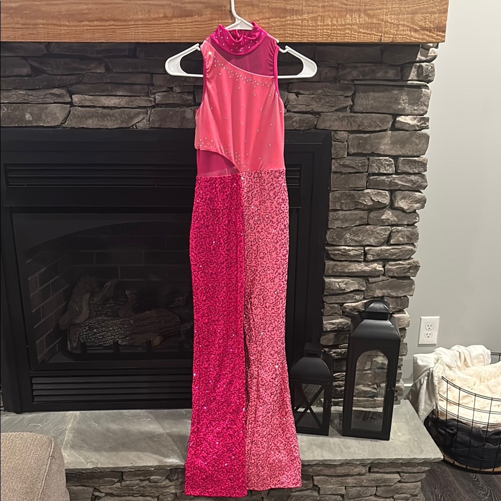 Weissman Pink and Cream Dance Costume